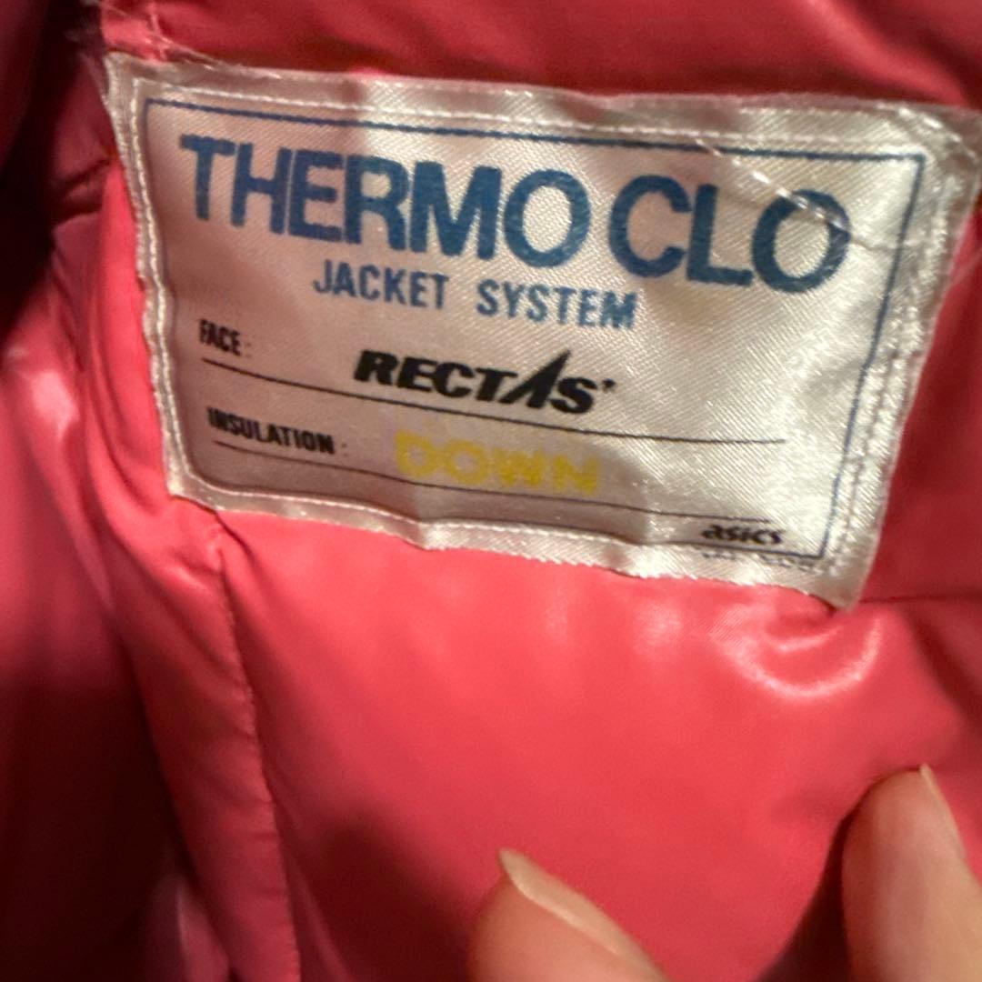 Moncler アシックス　ダウンジャケット　赤