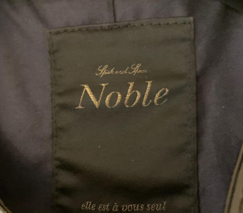 未使用 Noble レザー ライダースジャケット 38サイズ ブラック 黒