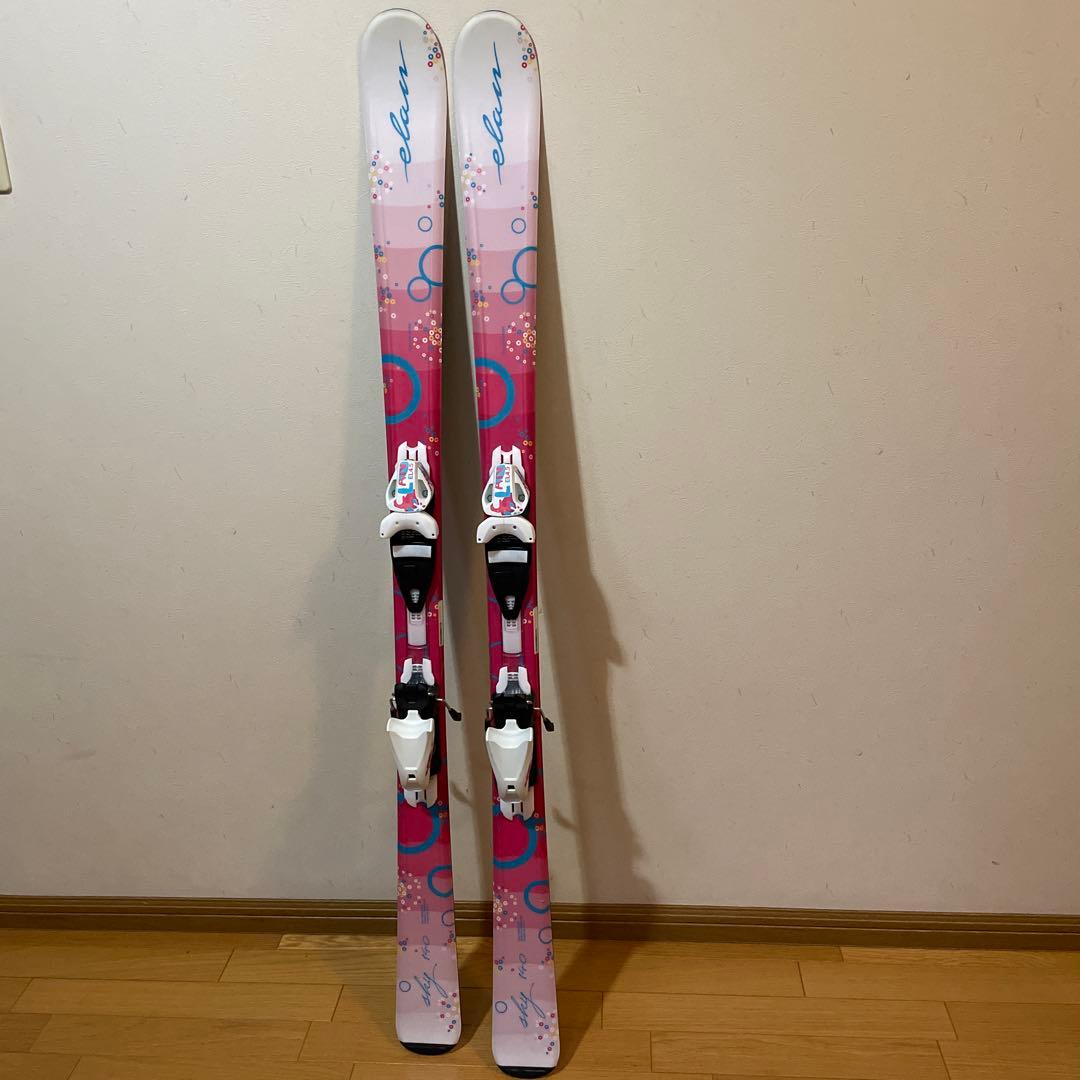 ぽぽ 　Elan スキーセット 140cmジュニア用