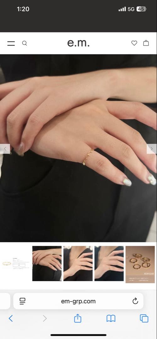 e.m. little emblem LE-AR290 13号 LL K18