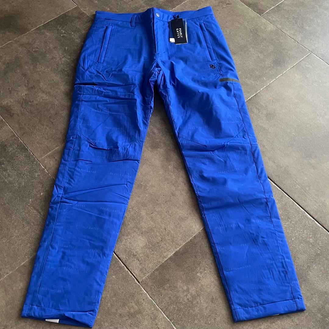 【新品】 パーリーゲイツ ナイロンストレッチロゴジャガード パンツ 5 Lサイズ