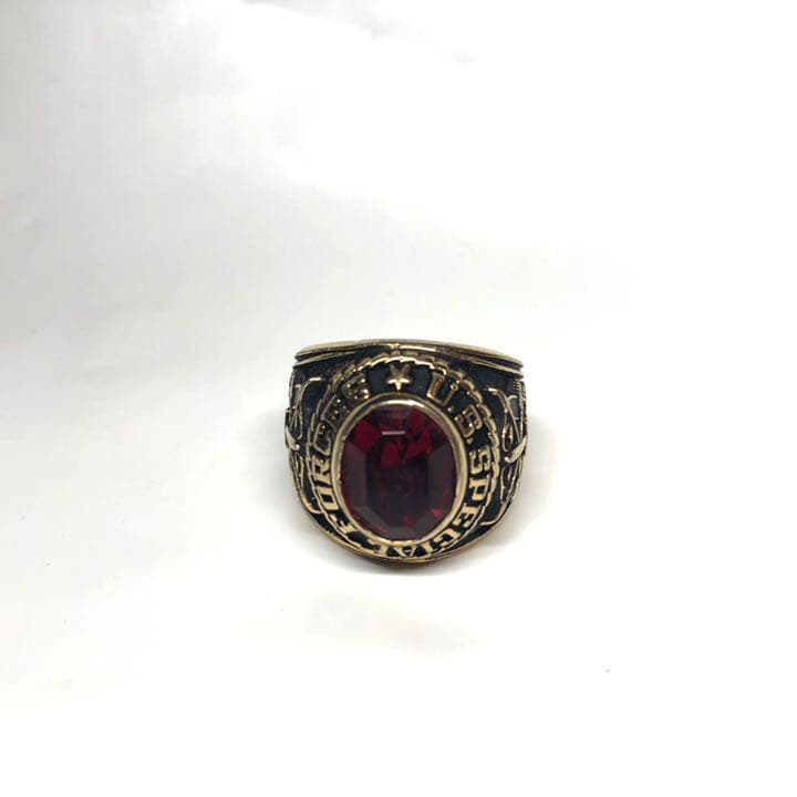 【激レア！匿名配送】グリーンベレー　ヴィンテージカレッジリング 指輪　リング