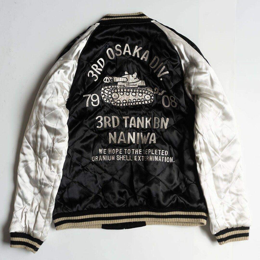 【美品】ステュディオ　ダルチザンスカジャン　別珍　Lサイズ　リバーシブル