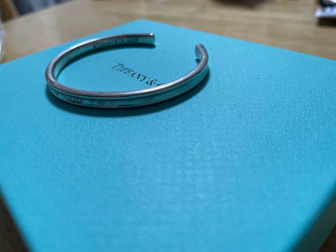 Tiffany & Co. バングルシルバー925 183ロゴ刻印 メンズ