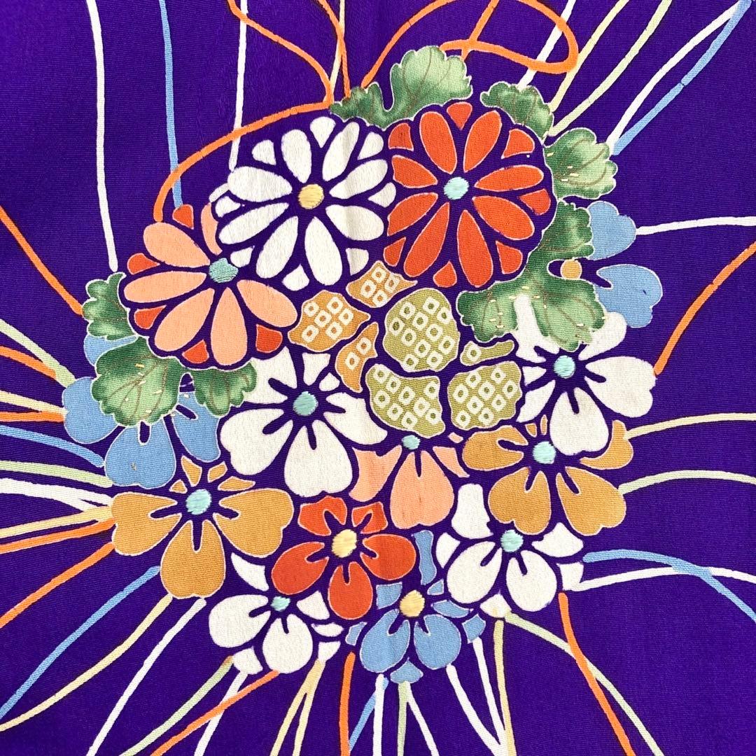 ★レトロ　アンティーク　女の子供着物　七五三　大正ロマン　3歳