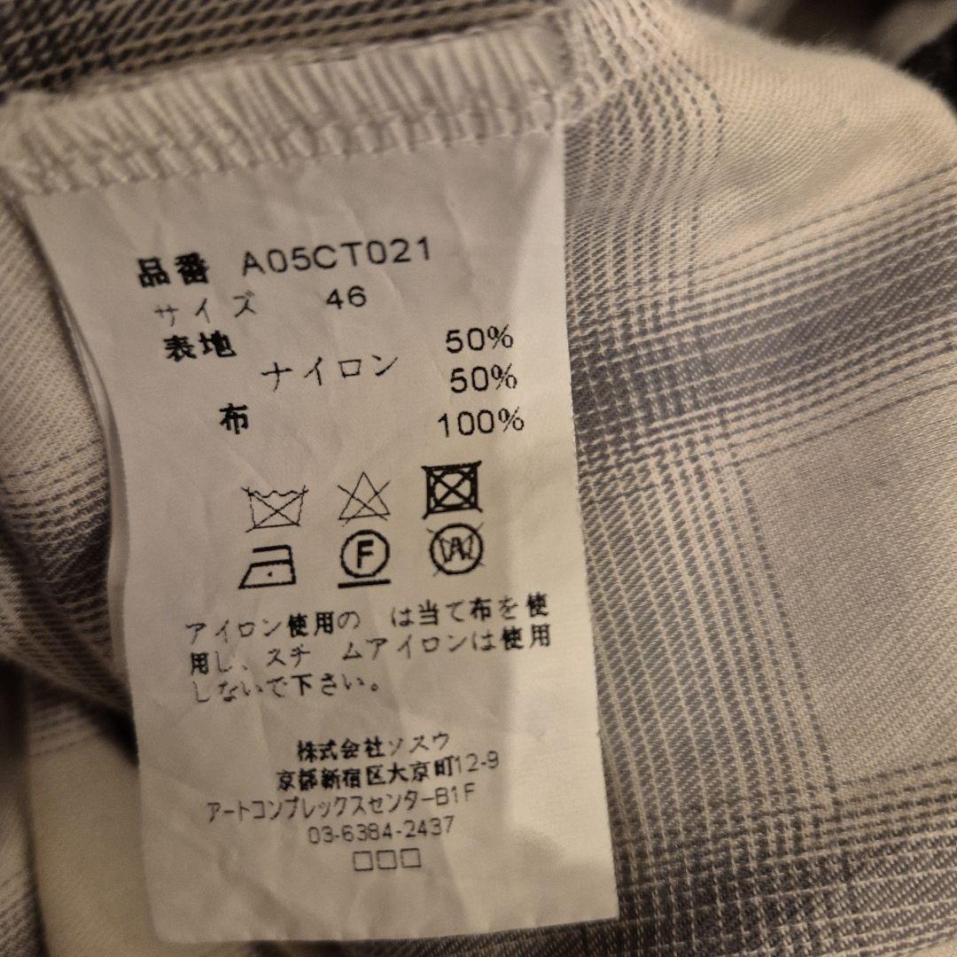 MAISON MIHARA YASUHIRO メゾンミハラヤスヒロ　シャツ　46