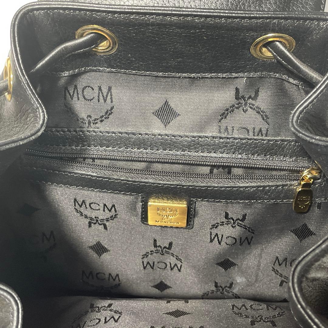 MCM エムシーエム　バックパック　リュックサック 鞄　レザー
