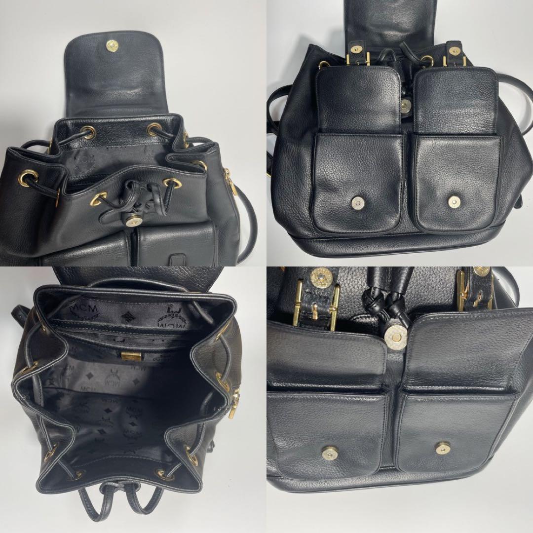 MCM エムシーエム　バックパック　リュックサック 鞄　レザー