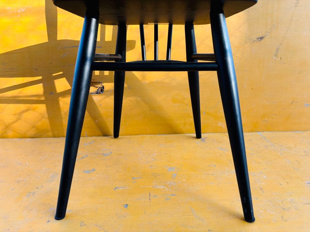 J50★関家具★キキチェア ダイニングチェア ブラック クラッシュゲート