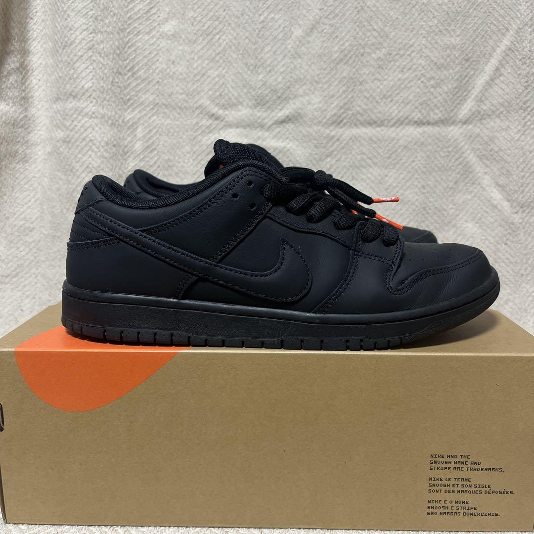 靴 NIKE SB DUNK LOW PRO ISO \"Triple Black\"