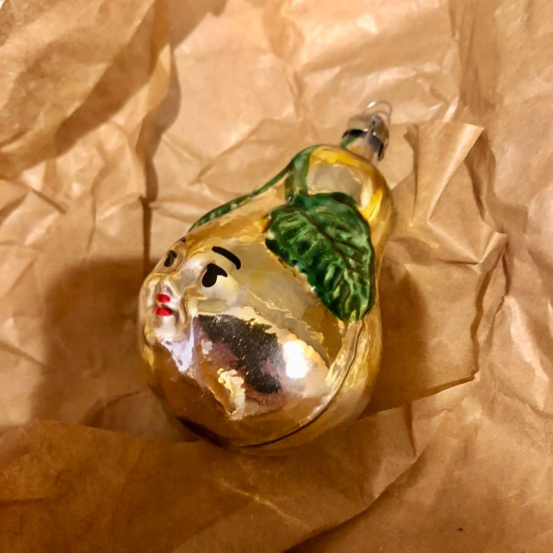 アスティエ　ガラスオーナメント　３点　ドイツ　クリスマスオーナメント