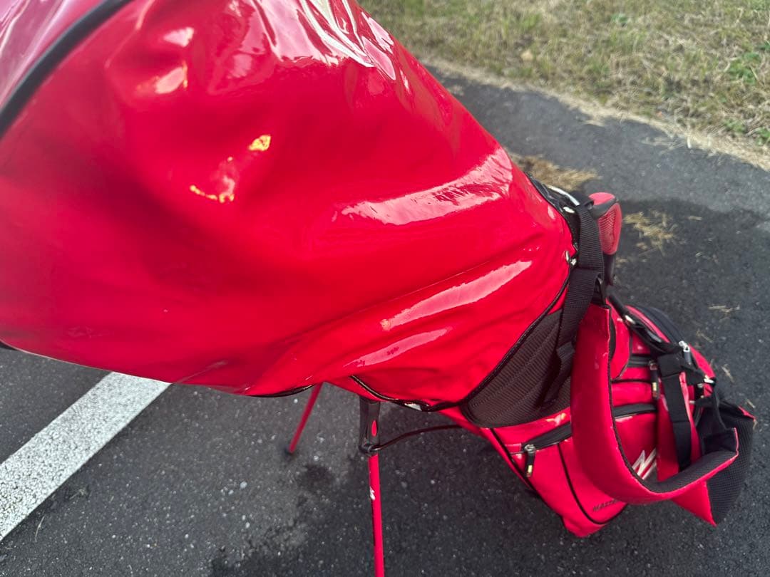 マスターバニーエディション キャディバッグ　赤 5/30まで出品