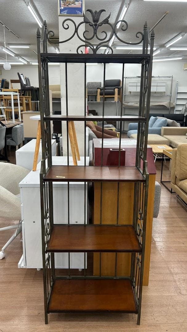 アイアンシェルフ 約56×31×176cm オープンラック