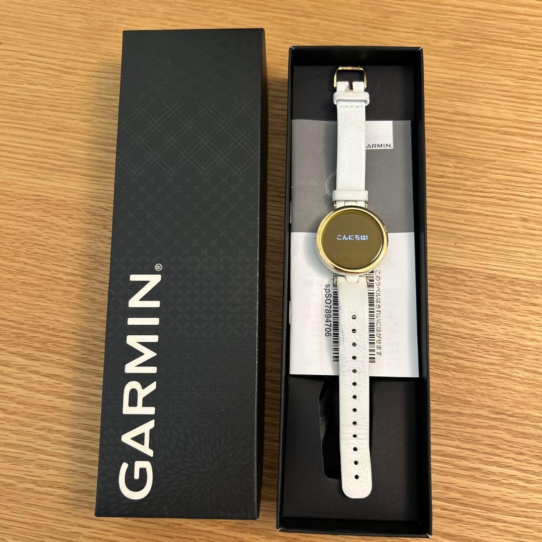 時計 GARMIN Lily Classic Leather Light Gold