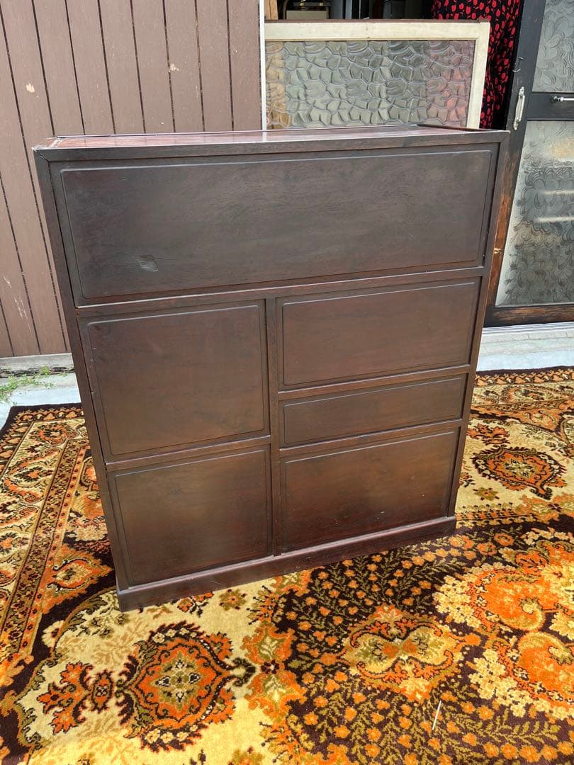 螺鈿 茶棚 茶箪笥 飾り棚 中国 インテリア 年代物 当時物 アンティーク