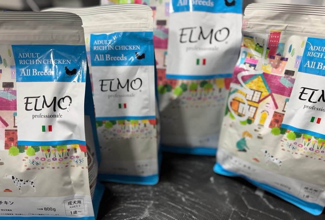 ELMO ドライフード リッチインチキン　3キロ1袋　800g3袋