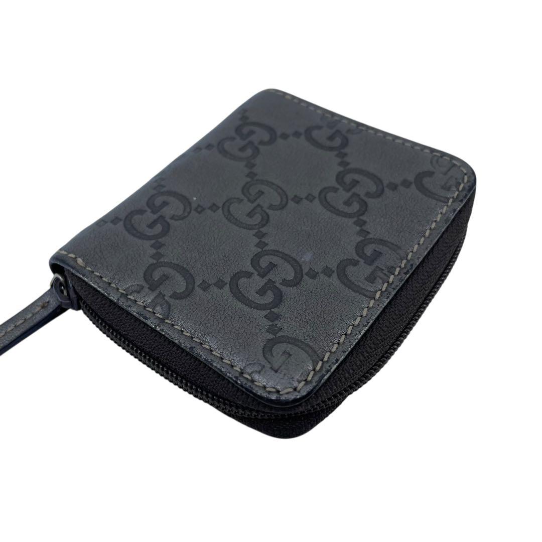 美品GUCCI グッチ ブラウン グッチシマレザー ケース