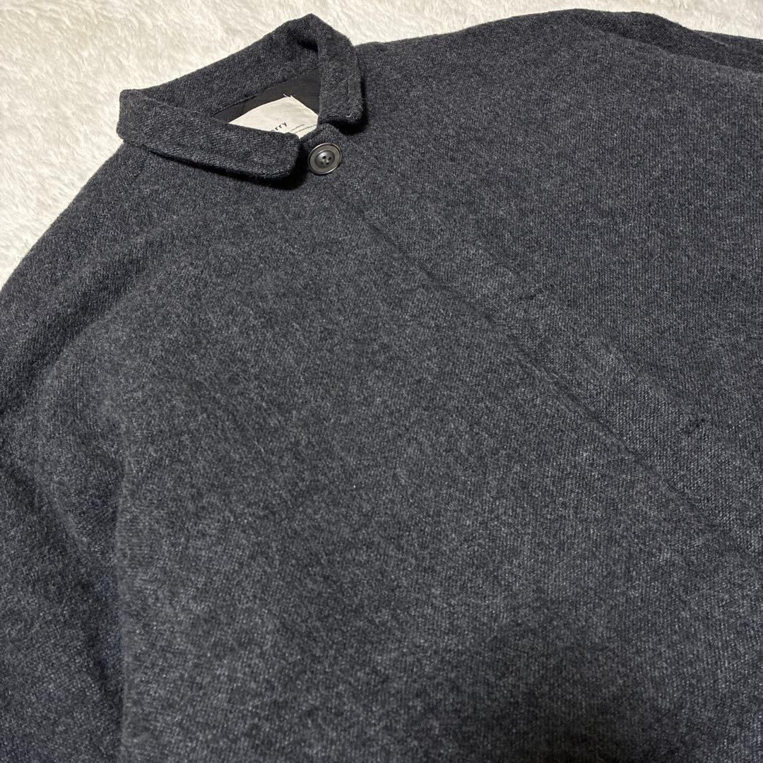 【完売品】ソウルベリー soulberry まこちゃんの着崩しコート グレー