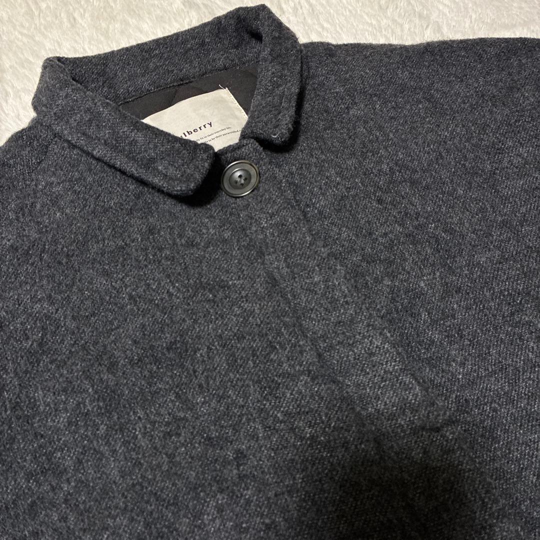 【完売品】ソウルベリー soulberry まこちゃんの着崩しコート グレー