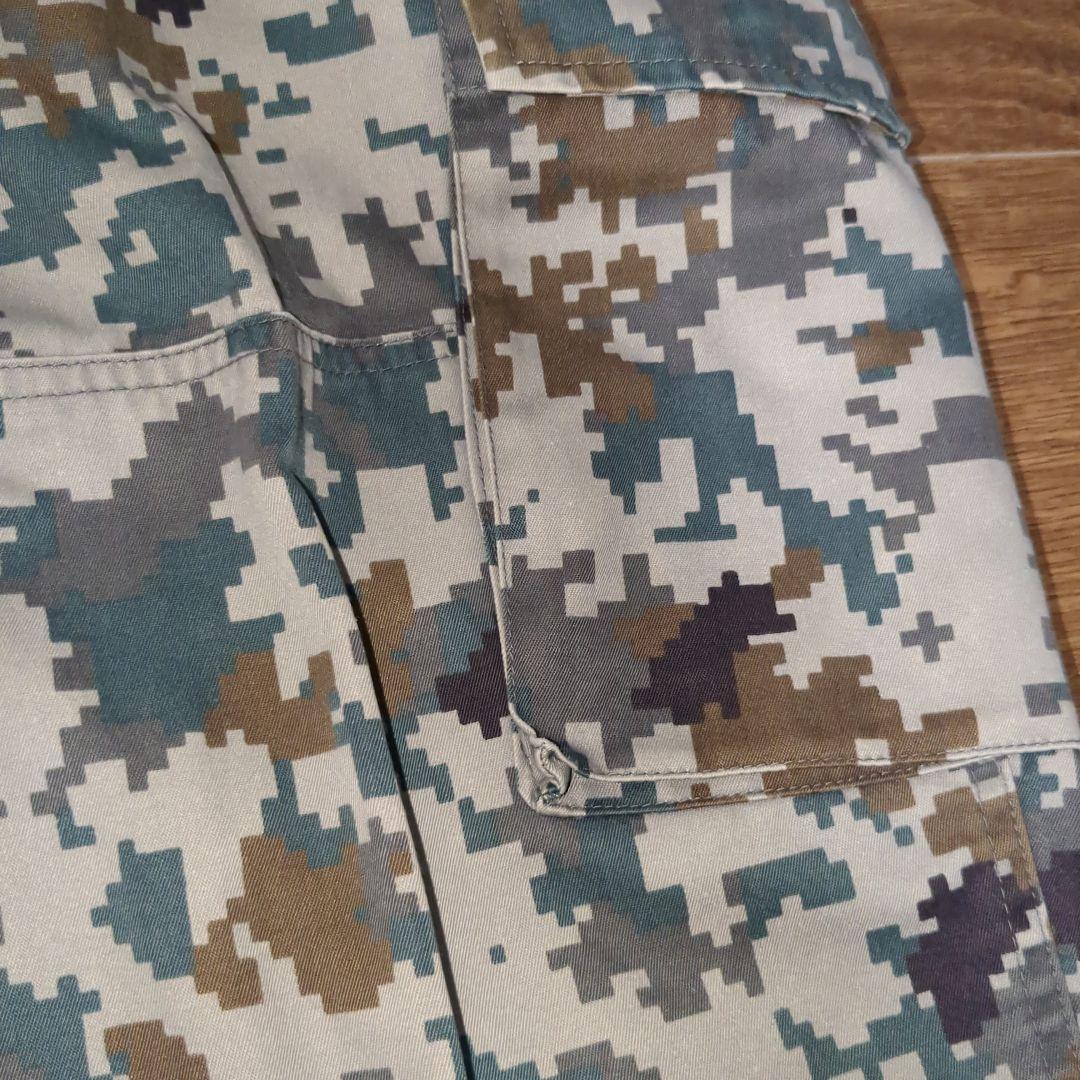 空自迷彩デジタル　作業服　戦闘服　上下セット　6A Sサイズ相当　bdu