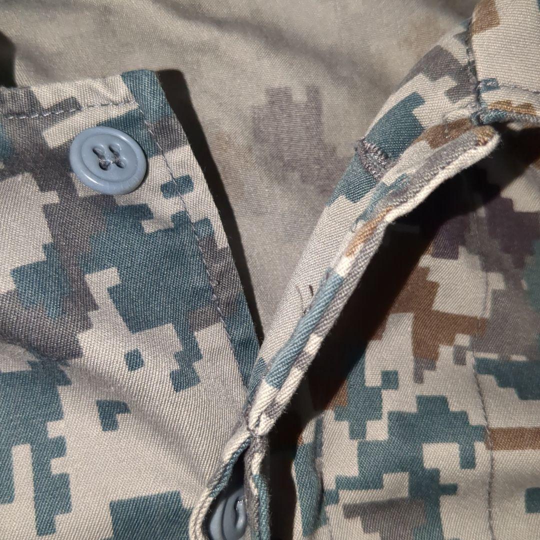 空自迷彩デジタル　作業服　戦闘服　上下セット　6A Sサイズ相当　bdu