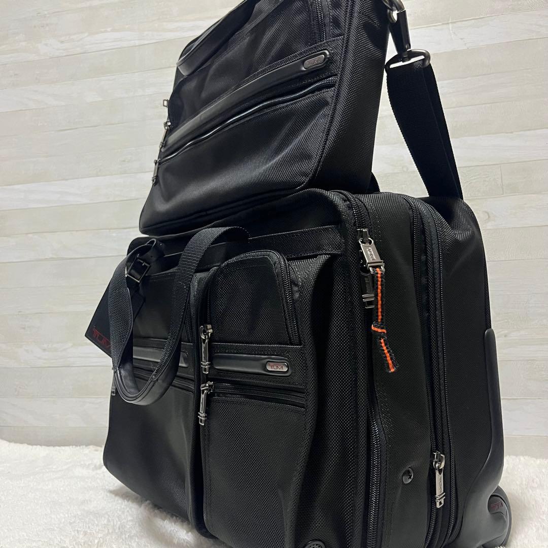 極美品TUMI 2WAYキャリーバッグ ブリーフケース セット T-PASS黒