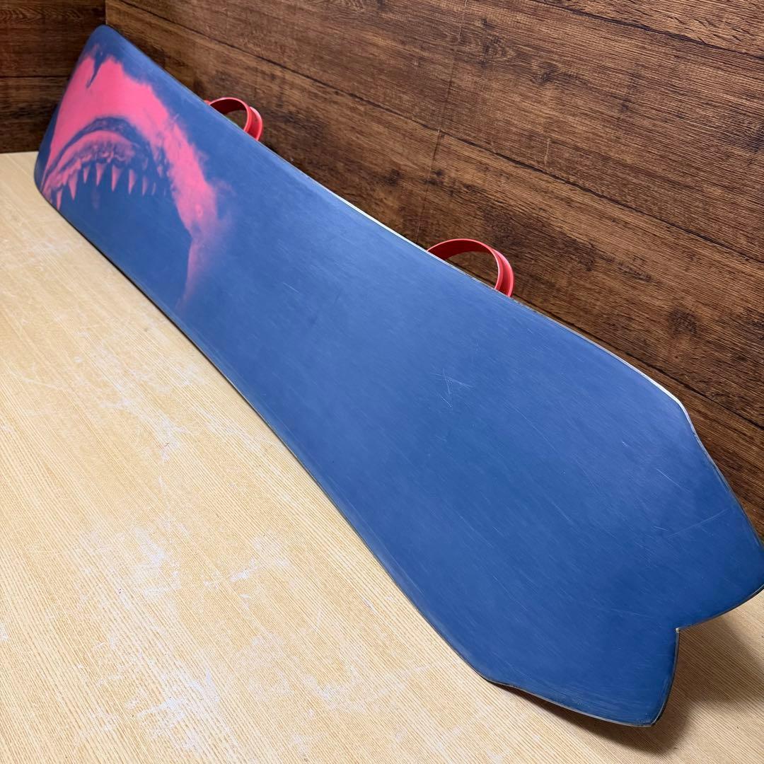 美品　BURTON UNION パウダー　フリーライド 156cm ジョーズ 鮫