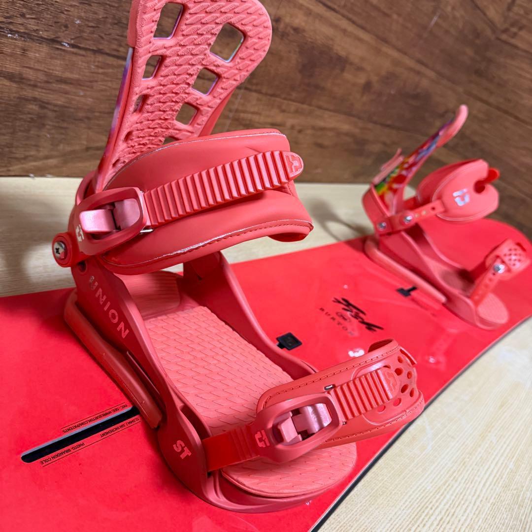 美品　BURTON UNION パウダー　フリーライド 156cm ジョーズ 鮫