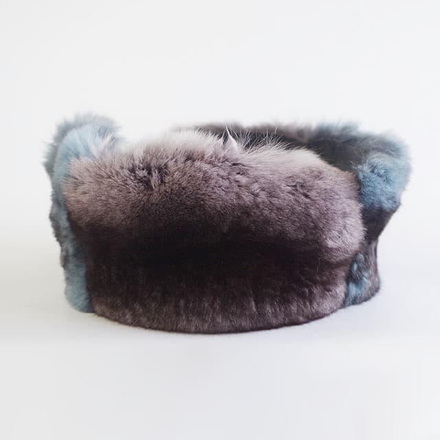 未使用 チンチラ マフラー ファーカフス&ティペット 襟巻き 2WAYタイプ