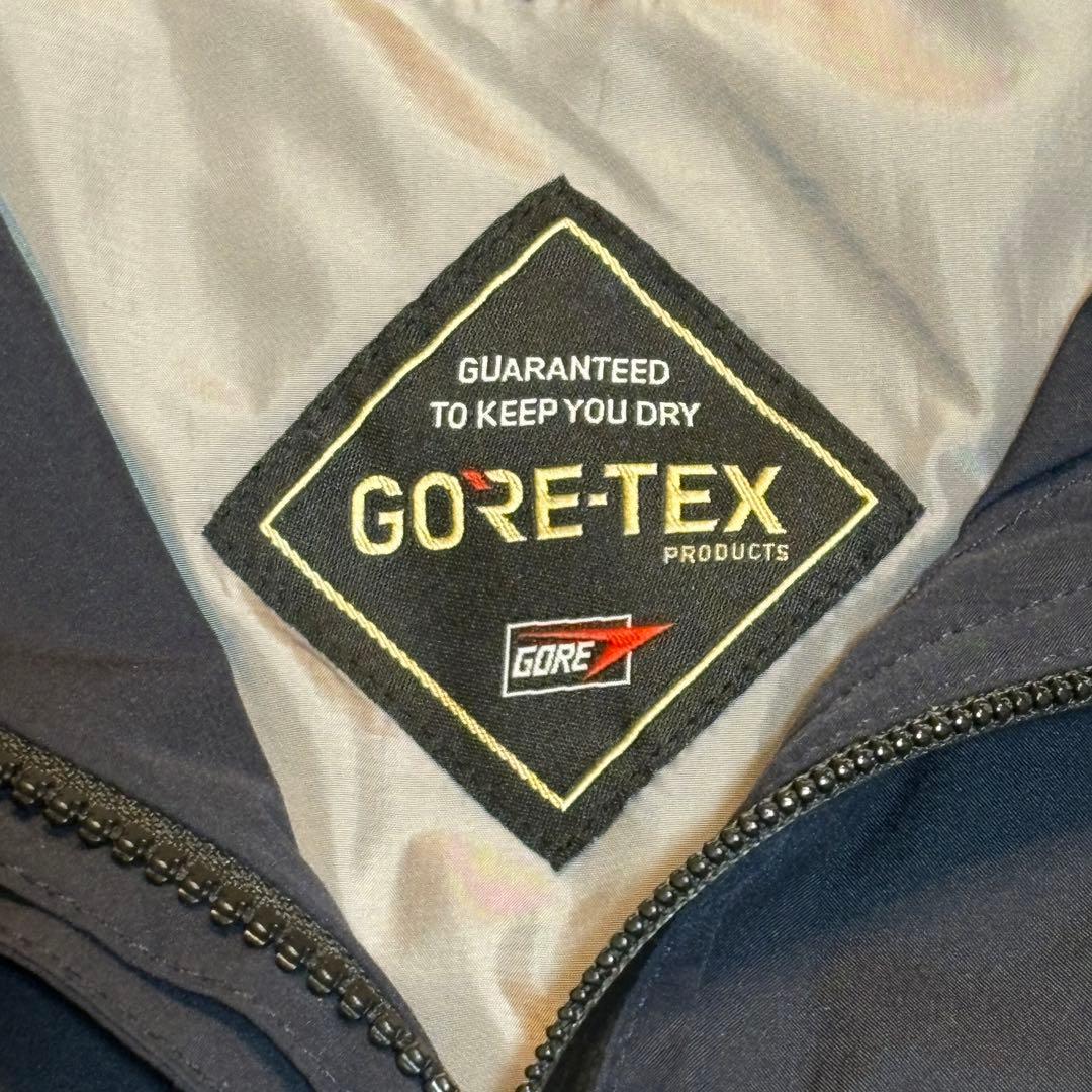 AIGLE エーグル GORE-TEX ステンカラーコート L 紺