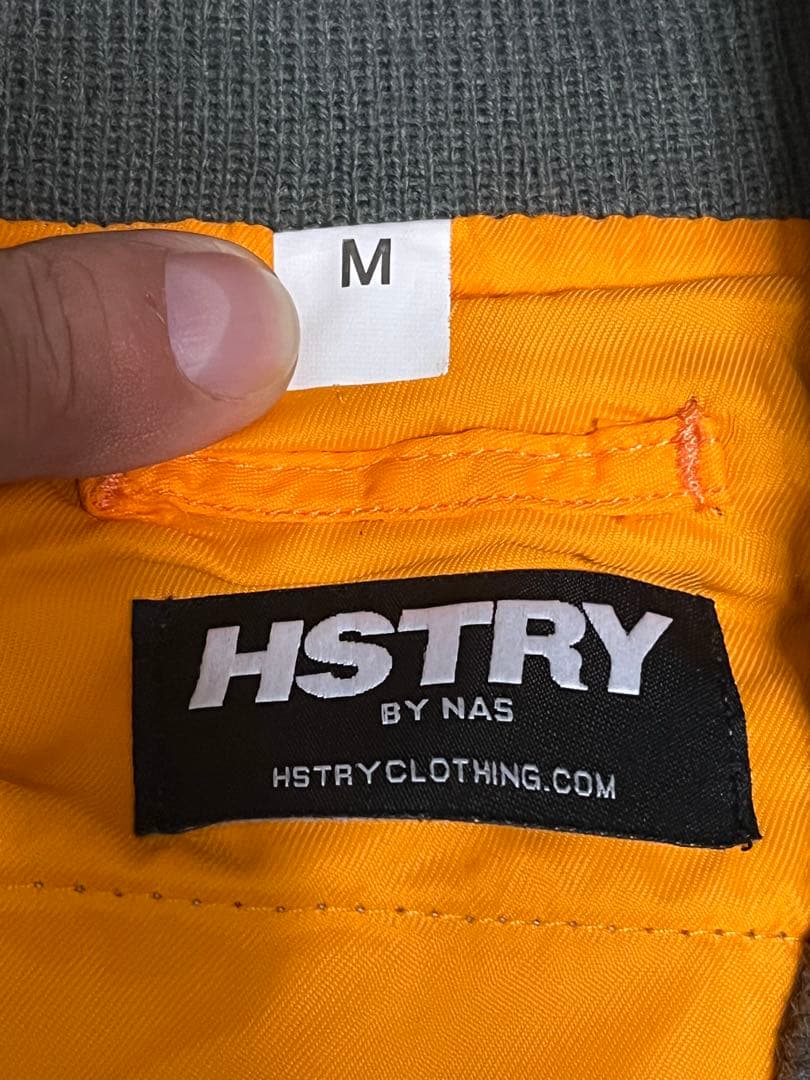 【交渉中】HSTRY BY NAS MA-1 ボンバー ジャケット M ロスコ