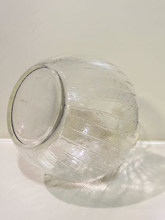 ビンテージ 花瓶 ガラス フラワーベース