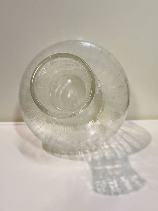 ビンテージ 花瓶 ガラス フラワーベース