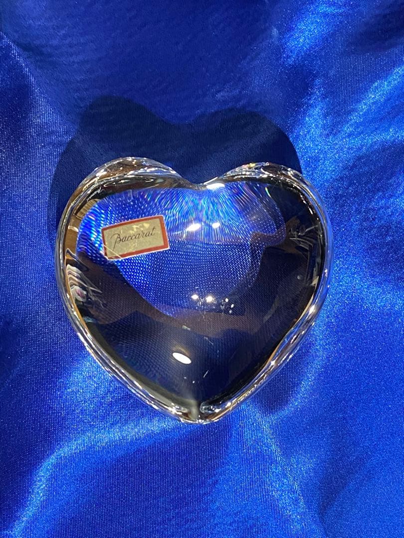 Baccarat 『アモールハート❤️』クリスタル ハート型ペーパーウェイト