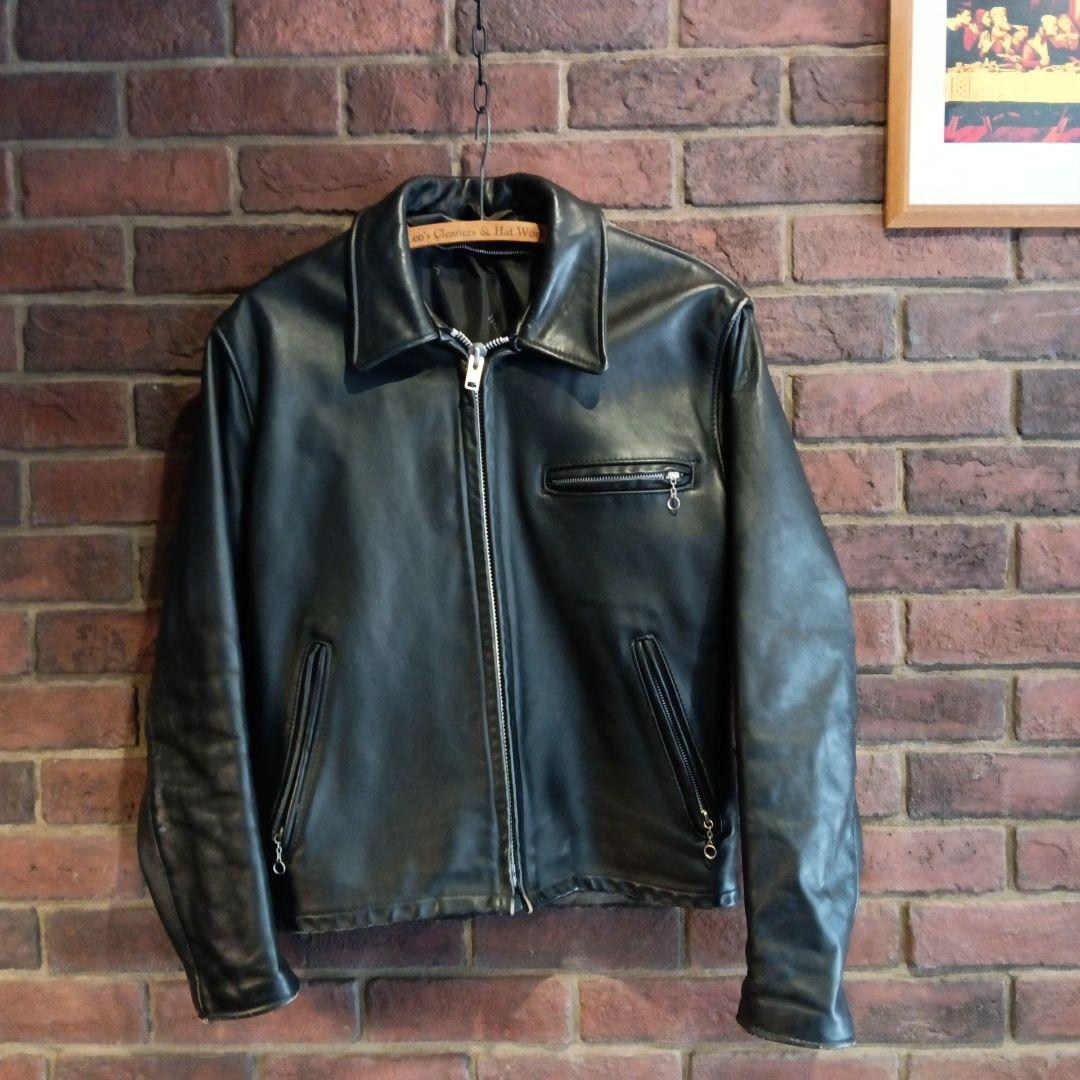 Schott（ショット）642 レザーライダースジャケット サイズ40 古着