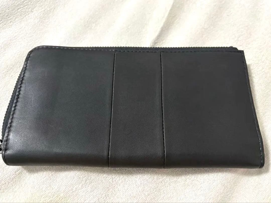 [ 最終値下げ！未使用品・極美品 ]DIESEL ブラックレザー 長財布