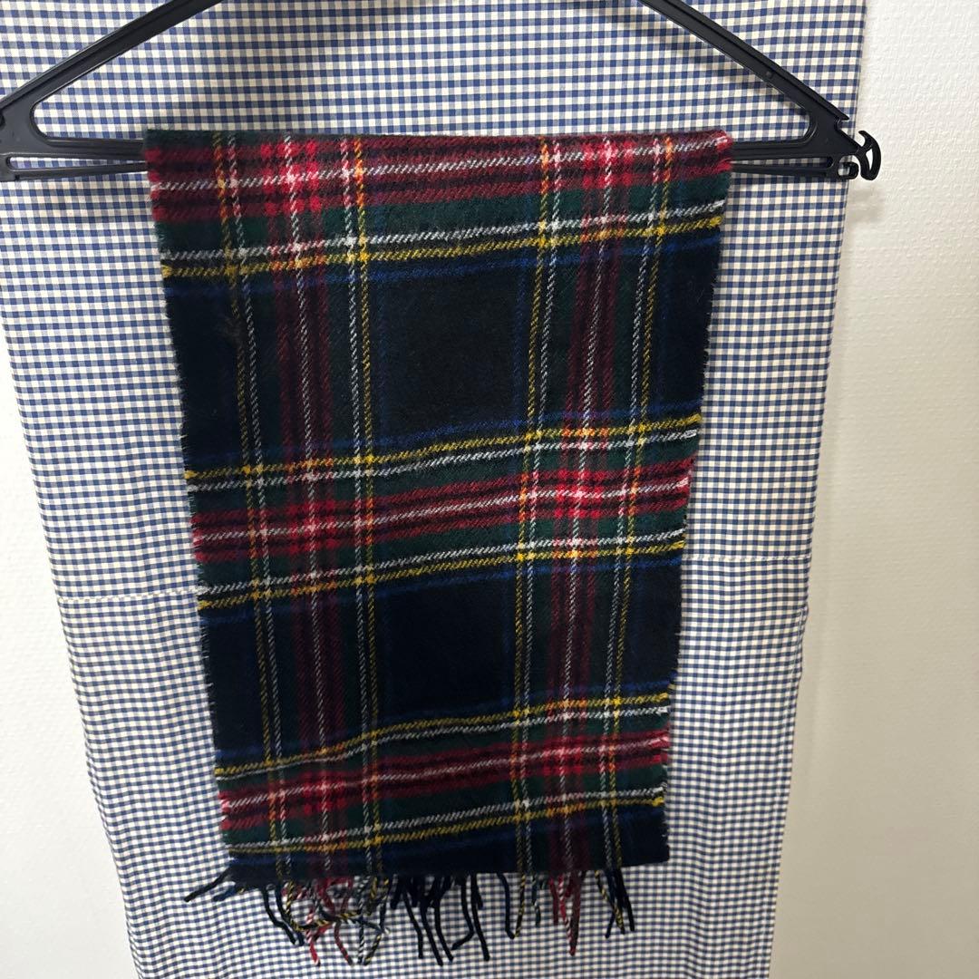ルイスレザー　タータンチェックマフラー　Stewart 