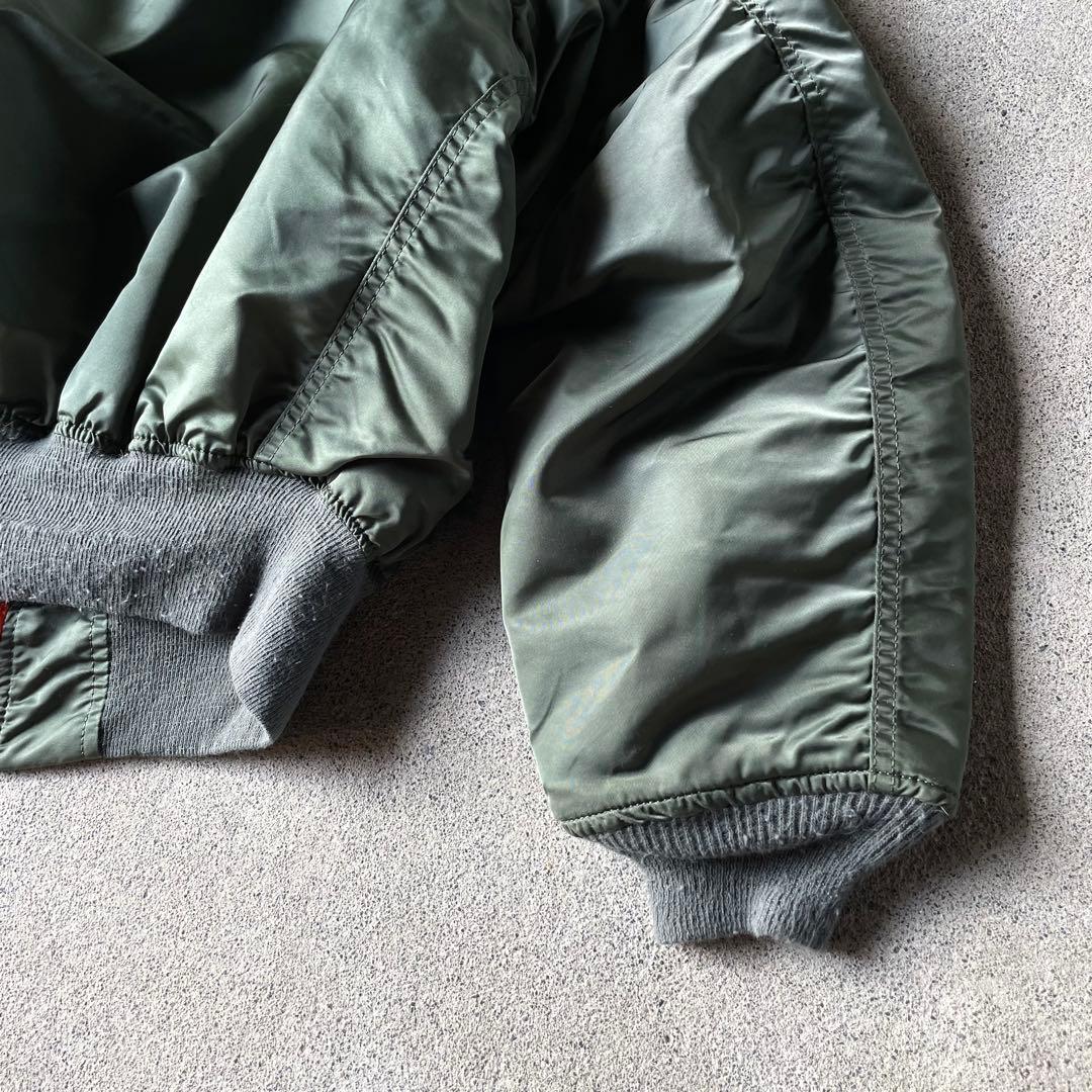 80s USA製 アルファ MA1 flight bomber jacket
