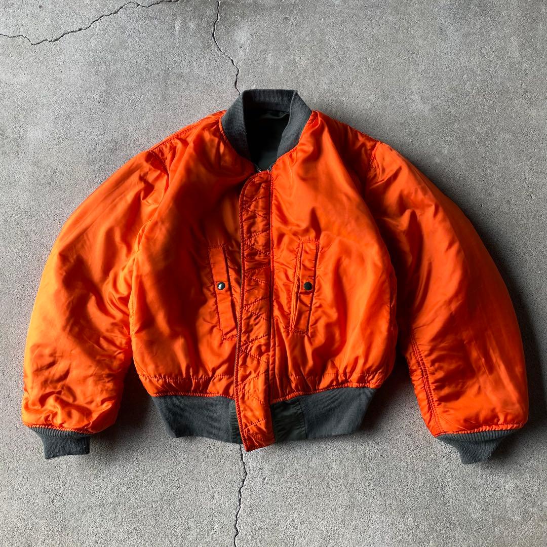 80s USA製 アルファ MA1 flight bomber jacket