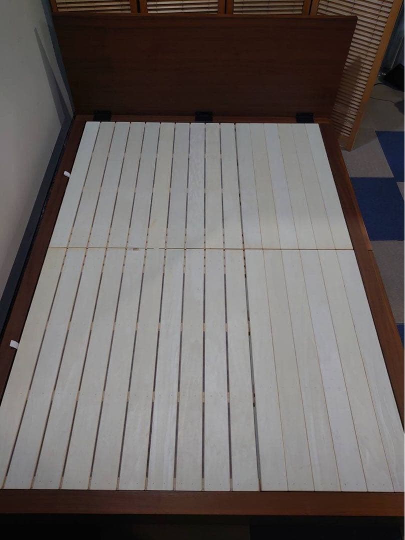 東京都23区送料込 ◆ 無印良品　収納ベッド(ダブルサイズ) (TP04631)