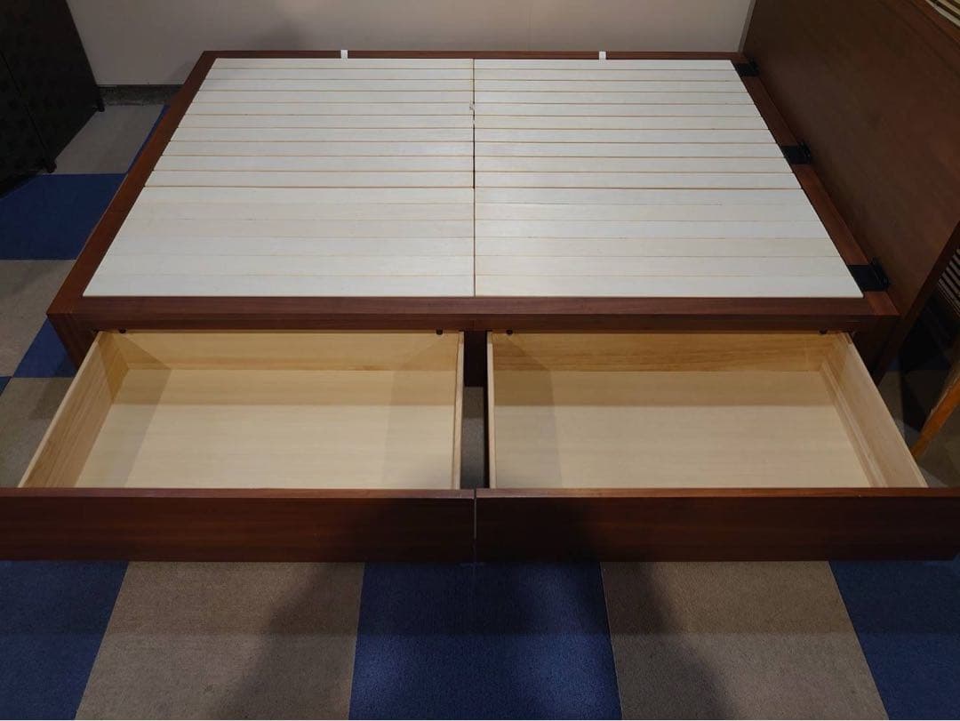 東京都23区送料込 ◆ 無印良品　収納ベッド(ダブルサイズ) (TP04631)