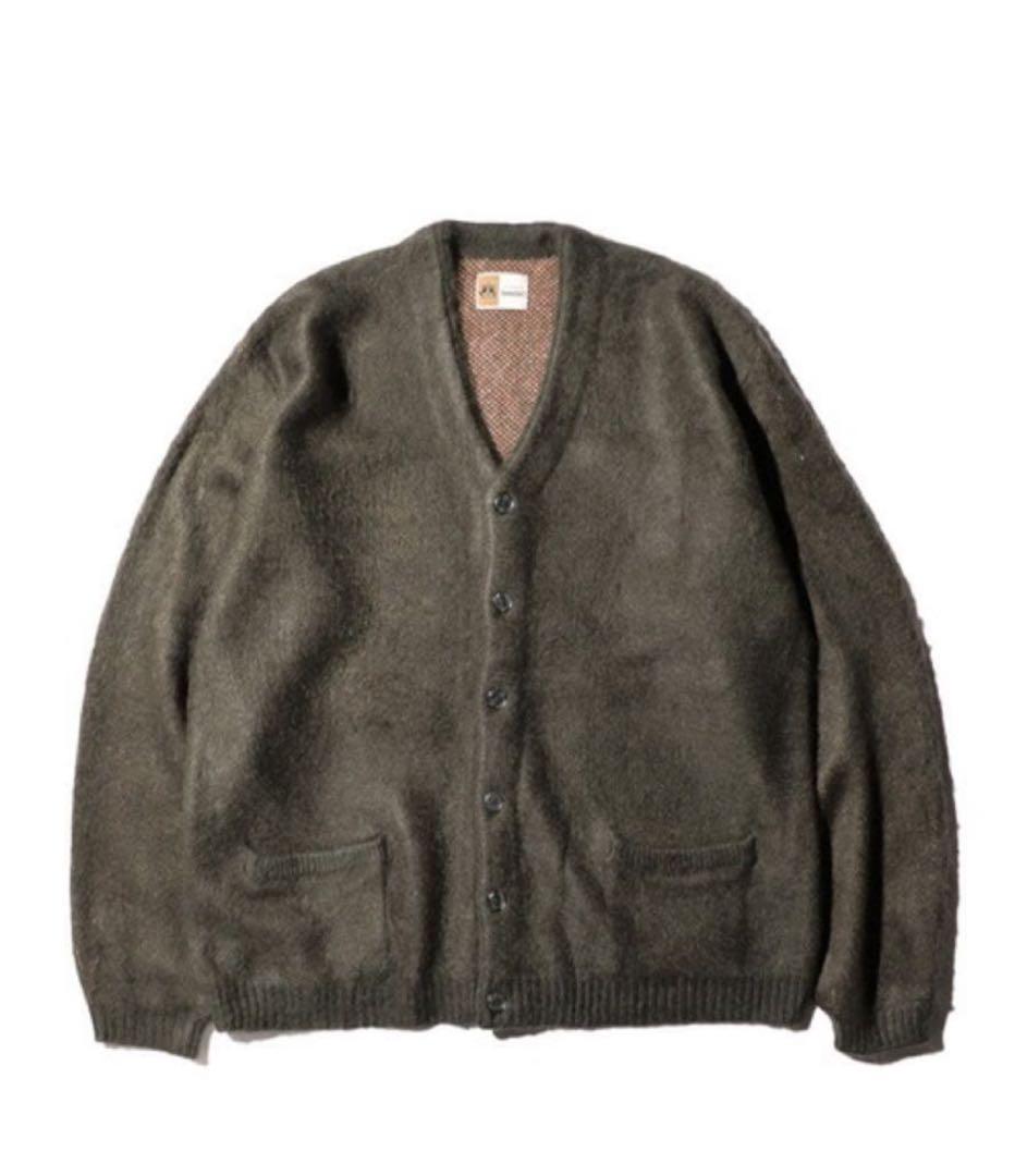 【新品】24AW TOWNCRAFT モヘア　シャギー カーディガン L