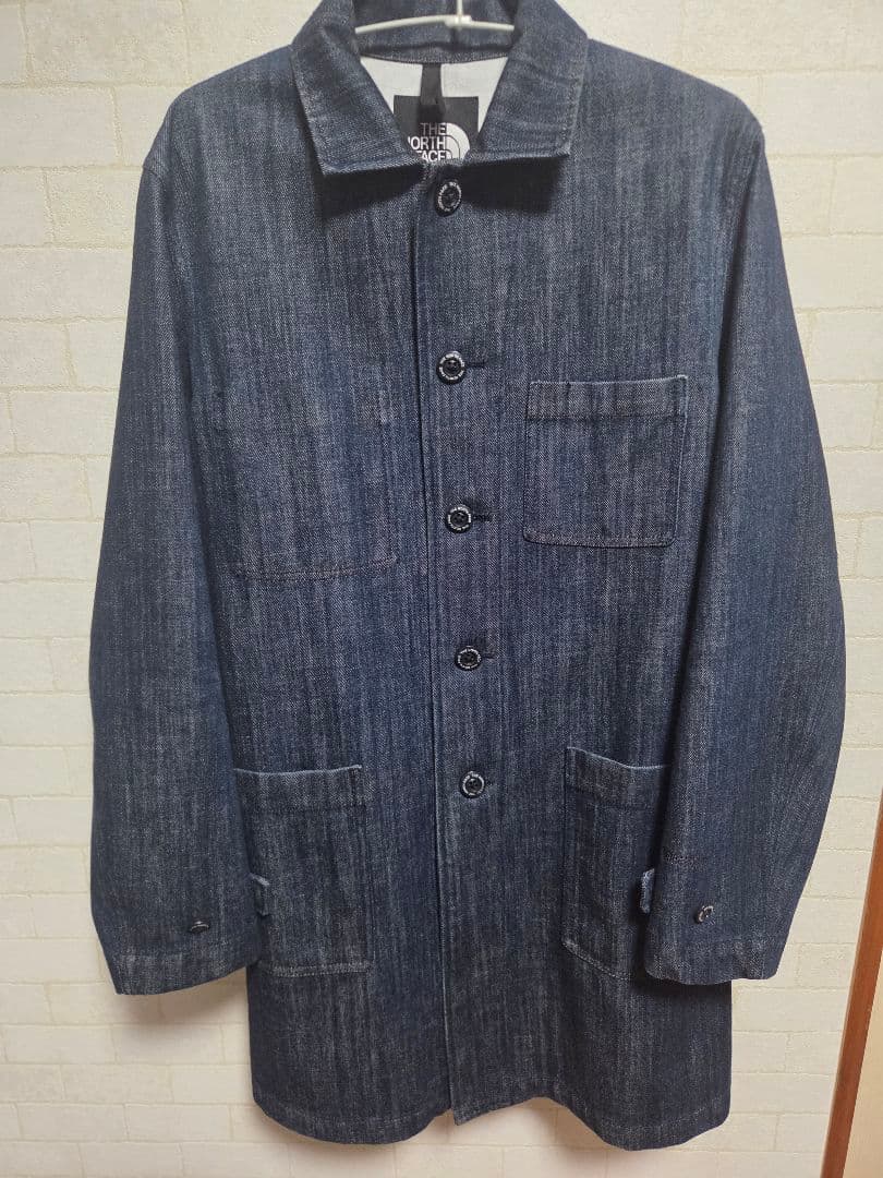 ノースフェイス　ウィンドストッパー デニムショップコート メンズLサイズ