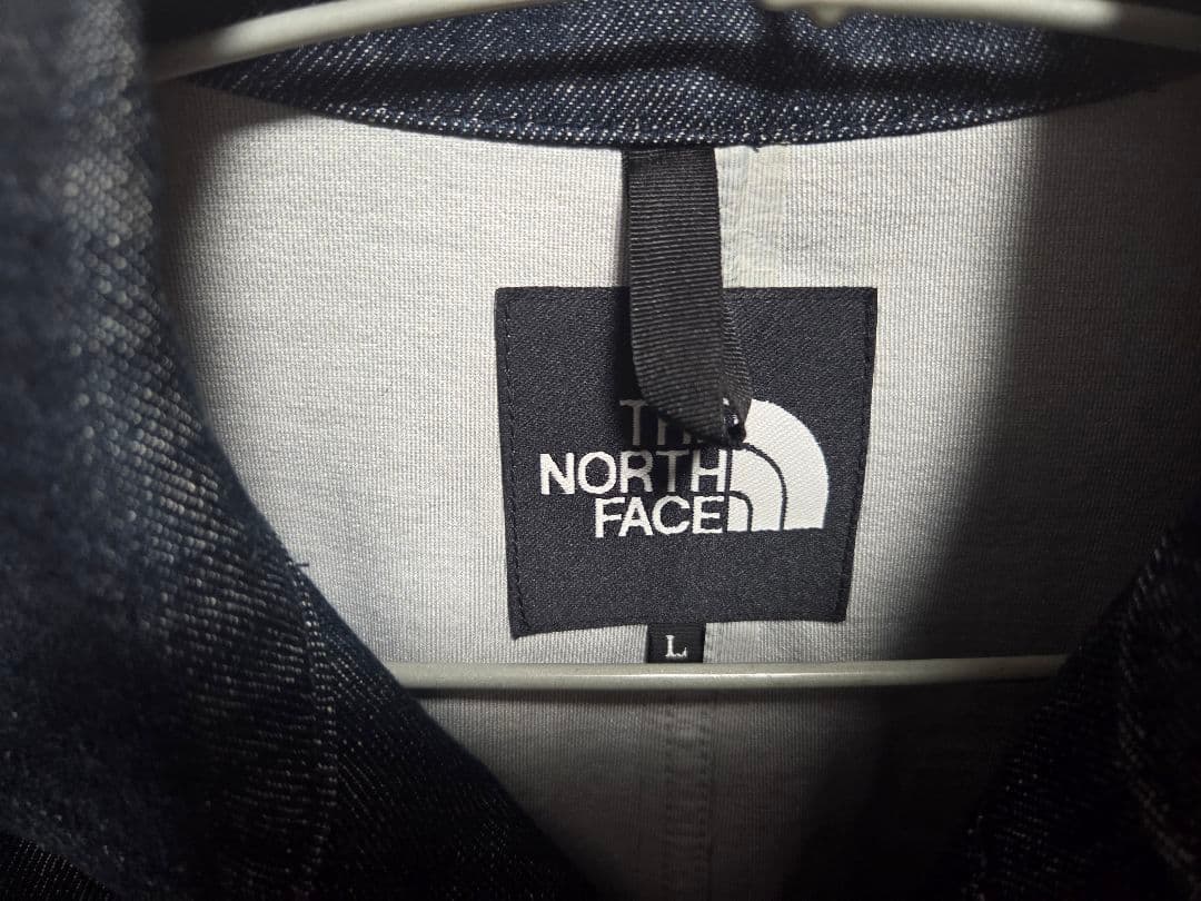 ノースフェイス　ウィンドストッパー デニムショップコート メンズLサイズ