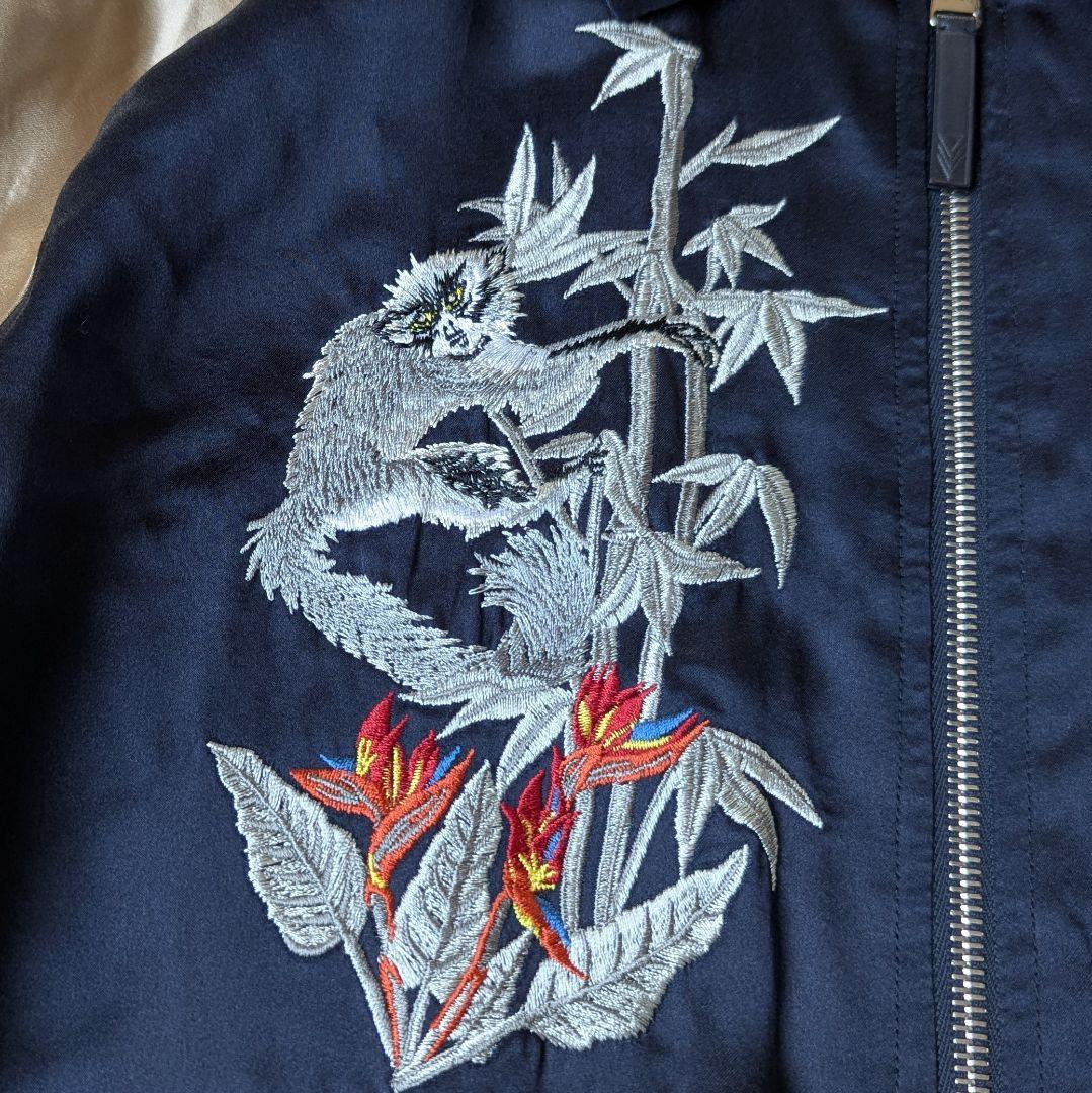 【人気モデル】 ルイヴィトン スカジャン ジャケット サイズ52 XL 刺繡