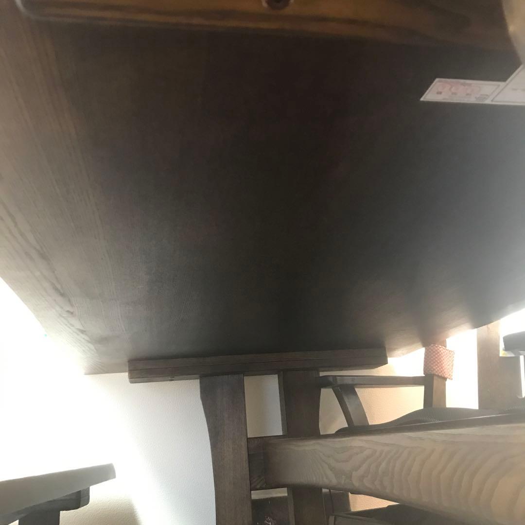 【ニトリ】木製ダイニングテーブル 椅子4脚