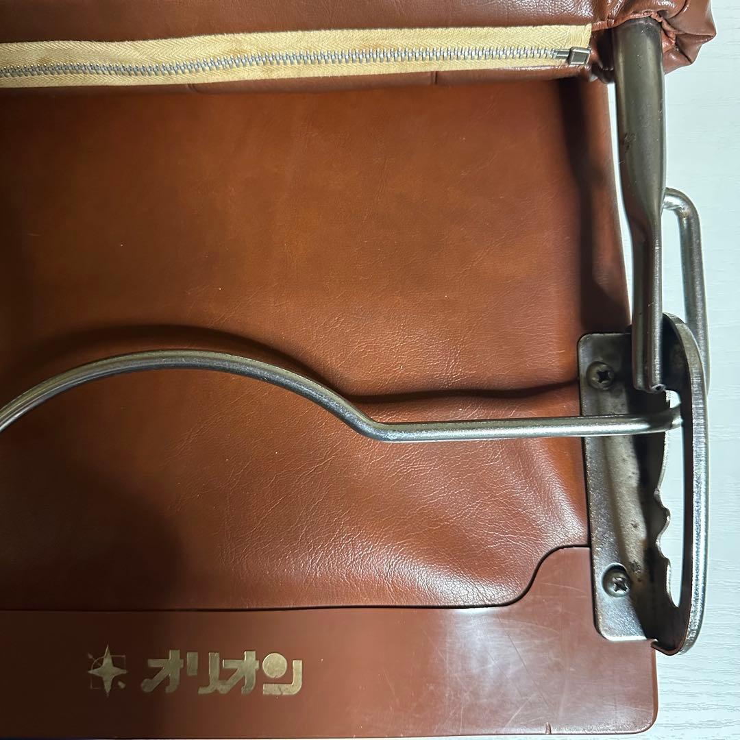 【希少！】⭐オリオン座椅子2脚セット⭐昭和レトロ 折りたたみ可能 茶ブラウン