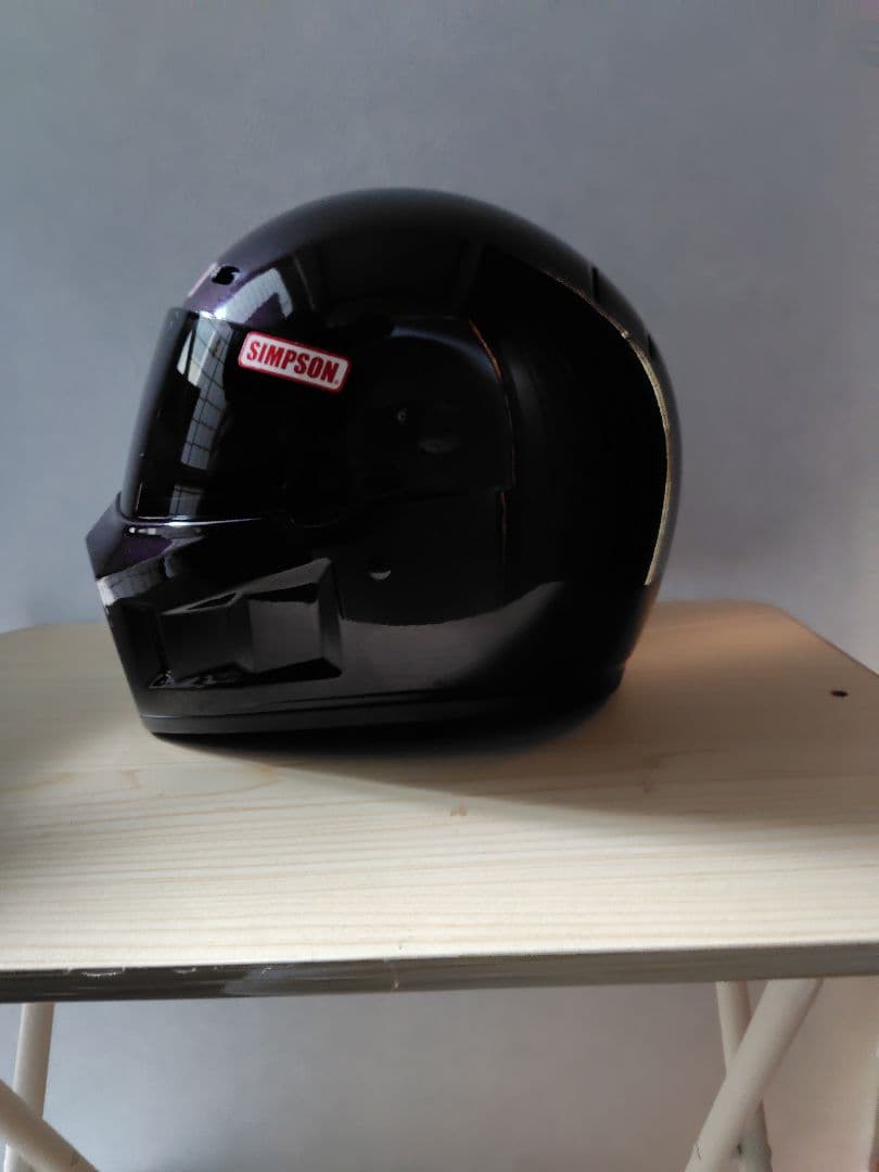 SIMSON SB13パープル フルフェイスヘルメット　サイズ58cm