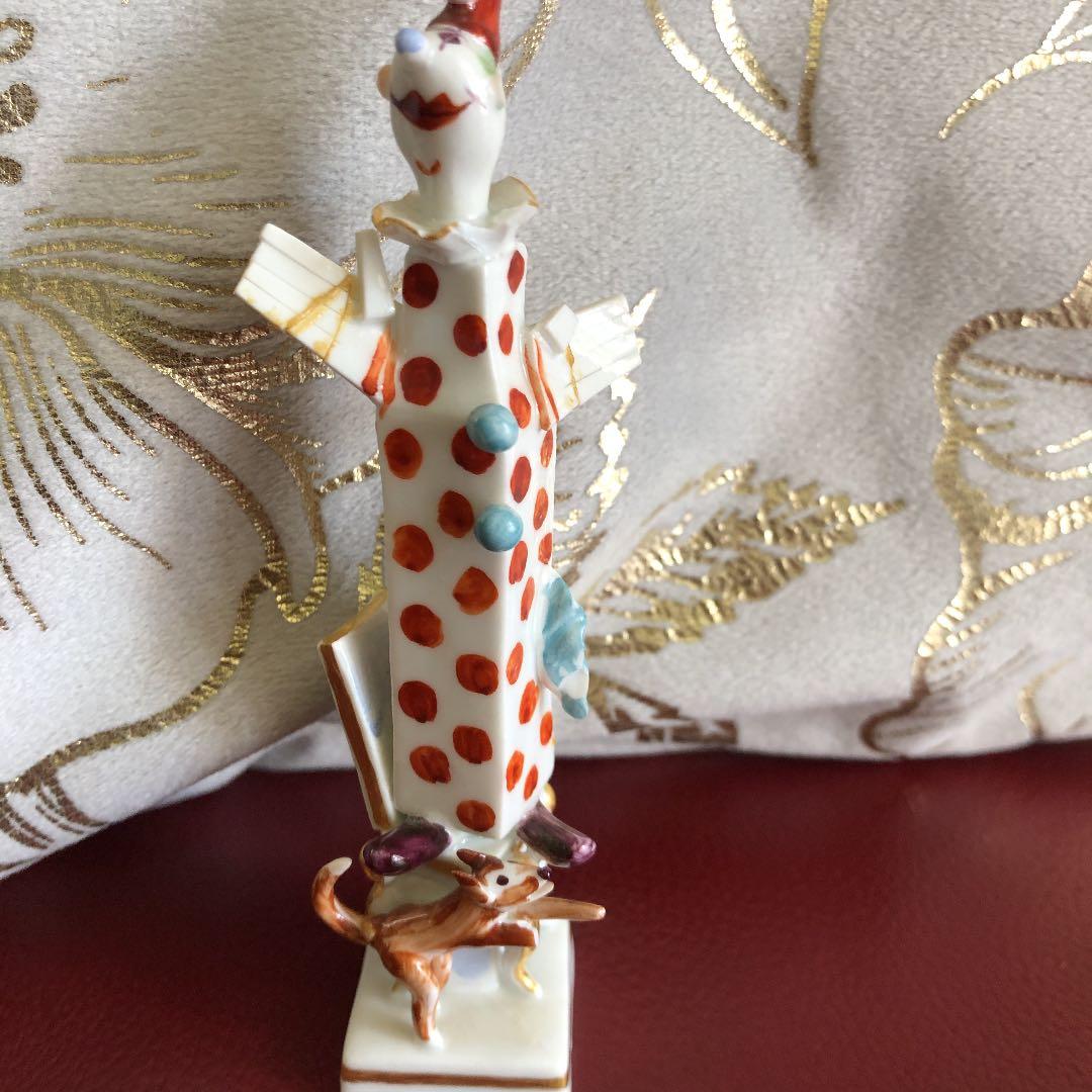 マイセン　人形食器置物　ピエロ2点セット