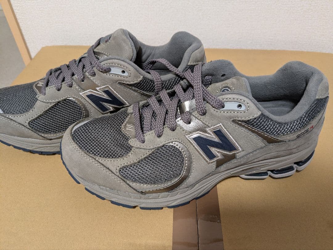 ニューバランス ML2002RA 27cm グレー ネイビー 美中古品